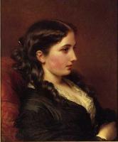 Winterhalter, Franz Xavier - Study of a Girl in Profile